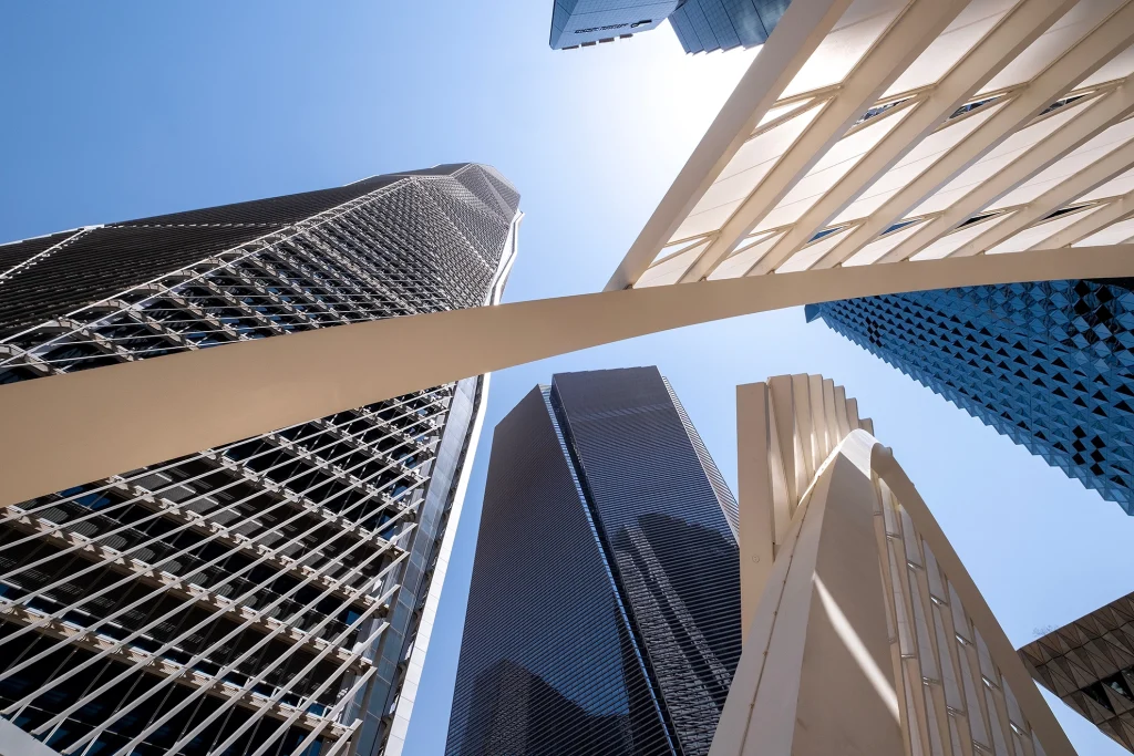 King Abdullah Financial District, in the capital, Riyadh, Saudi Arabia